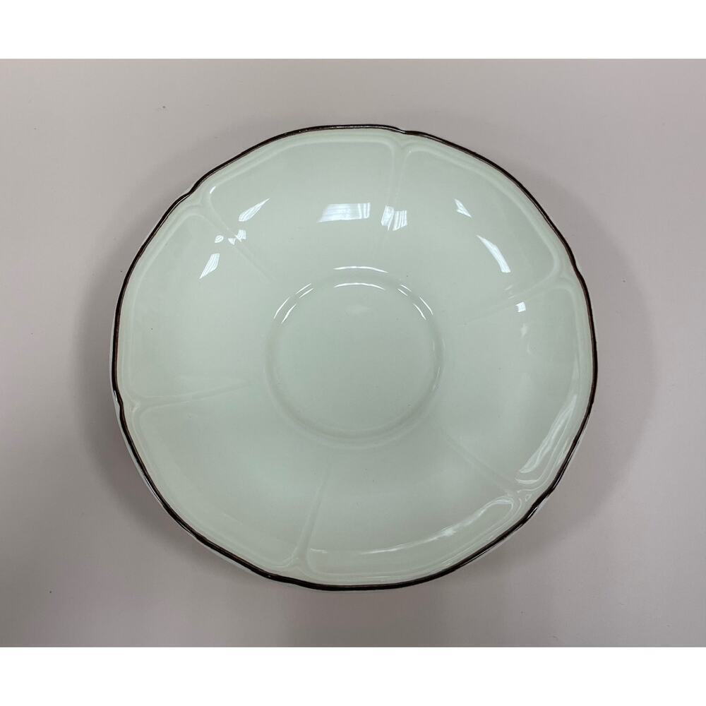 New Wedgwood Queen's Ware Queen's Filigree Tea Saucer. KK413